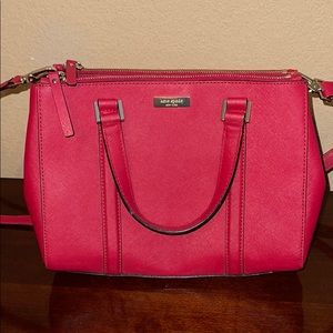 Kate Spade red small Loden cross body purse